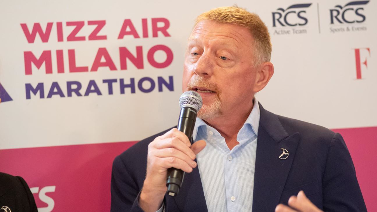 Domenica "bum bum" Becker corre la Maratona