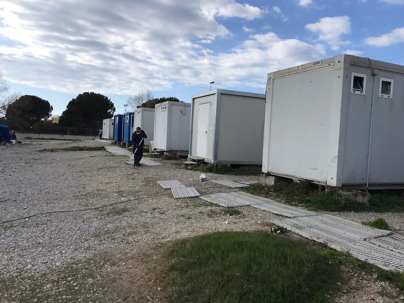 I pompieri nella tendopoli di San Ferdinando 5
