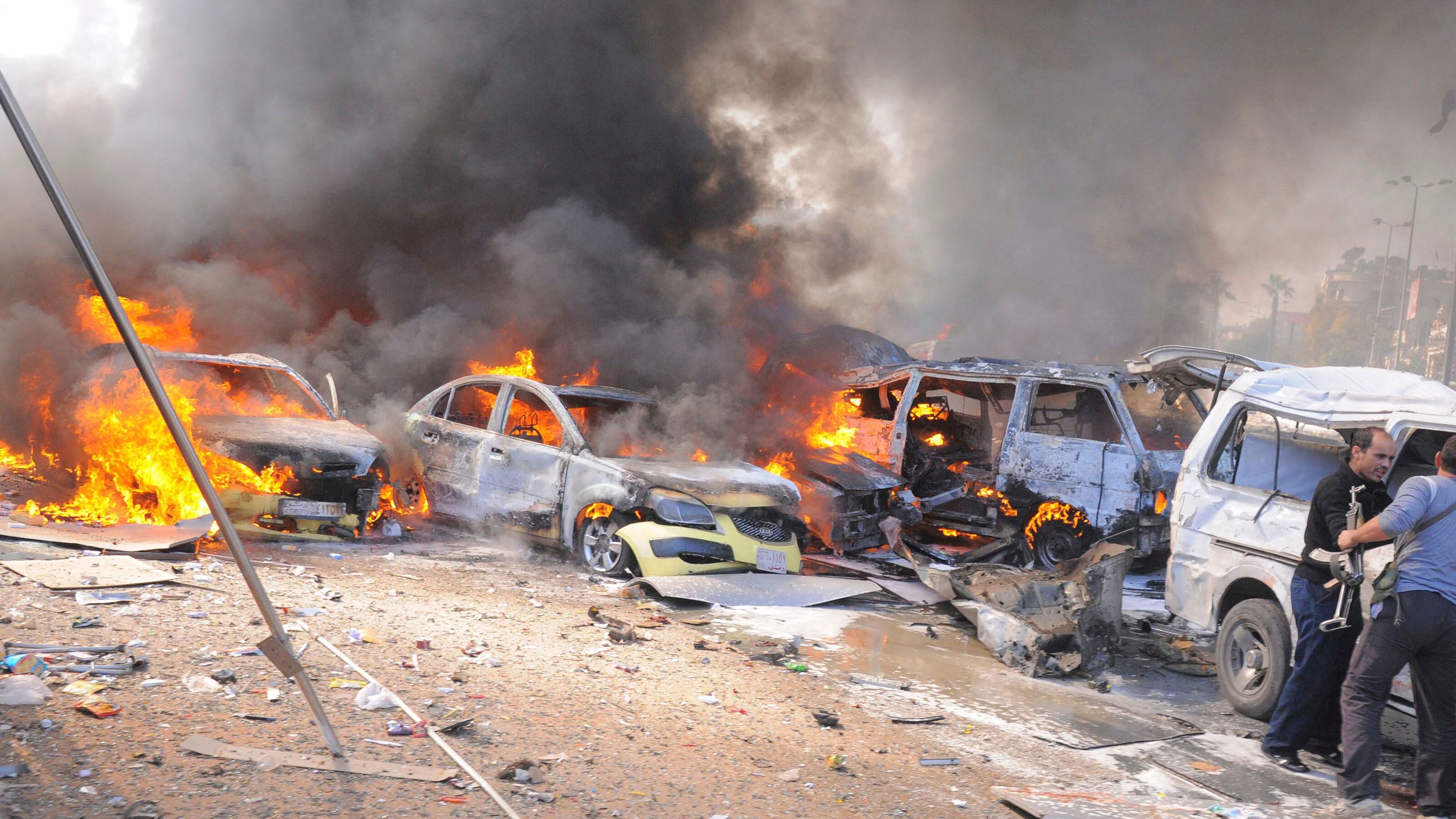 Siria, almeno 50 morti a causa di un'autobomba esplosa a Damasco