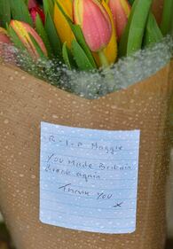 Il saluto a Margaret Thatcher 6