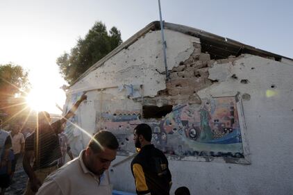 Scuola Onu colpita in un campo rifugiati a Gaza 3