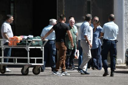 Marcello Dell'Utri esce dal carcere di Rebibbia 9