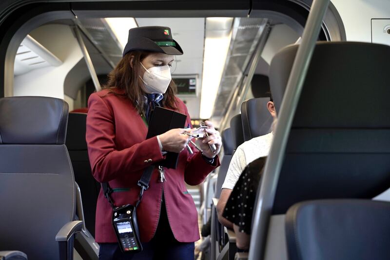 A bordo del Malpensa Express