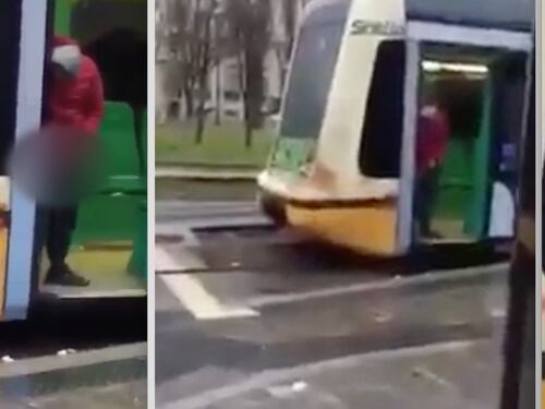 Milano, il degrado alla stazione: urina dal tram in pieno giorno