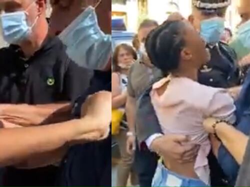 Nuovo video choc dell'aggressione a Salvini: "Vedrai il sangue, io ti maledico"