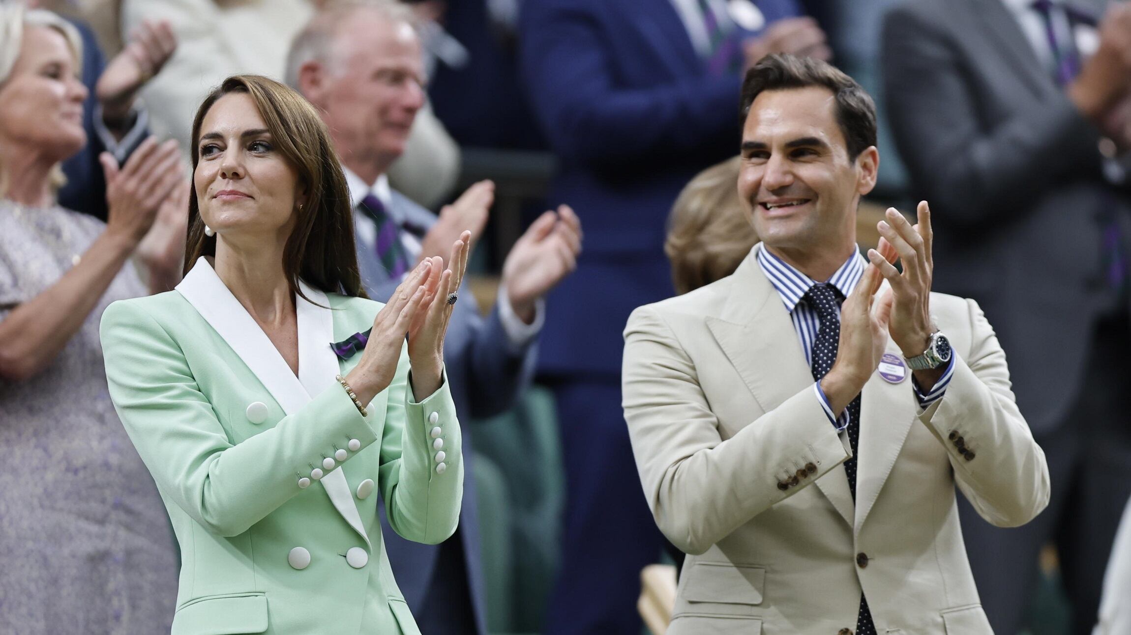 Roger Federer torna a Wimbledon (e con lui c'è Kate Middleton)