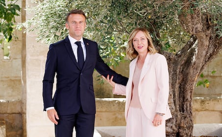 Giorgia Meloni accoglie i leader del G7 1