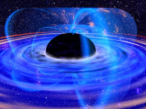 Astronomia, scoperto un buco nero circondato da materia