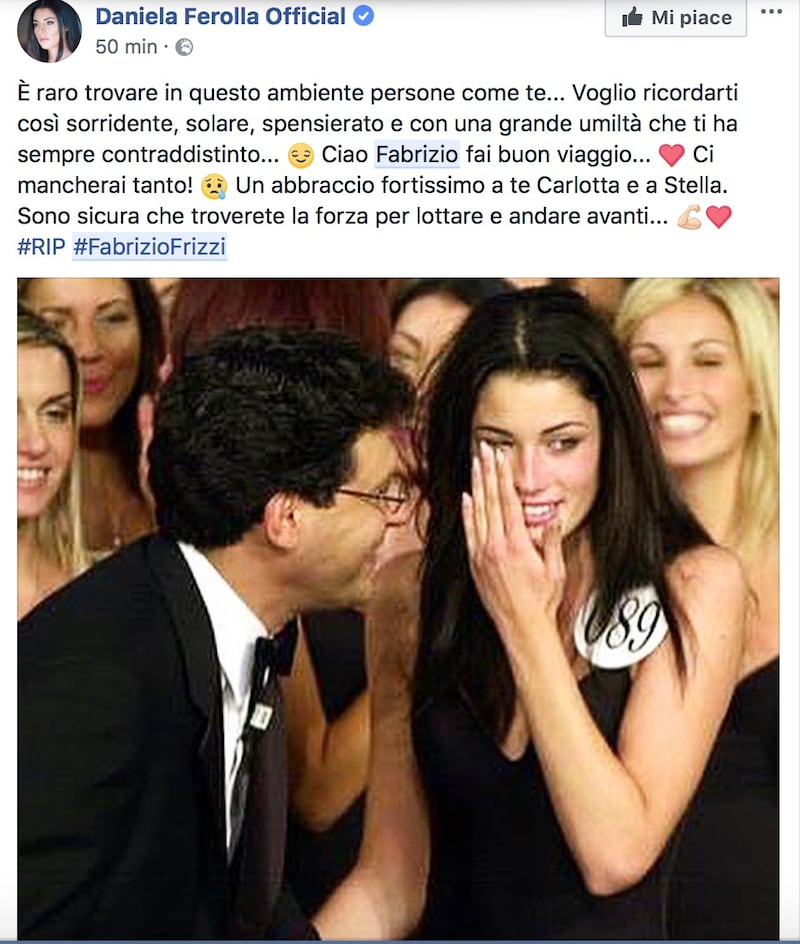 Fabrizio Frizzi, il cordoglio social dei vip 11