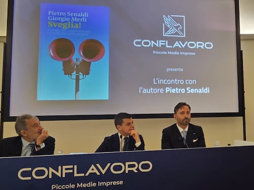 A Matera presentato il libro “Sveglia!”, di Pietro Senaldi e Giorgio Merli: da Conflavoro un confronto su informazione, imprese e rilancio del Paese