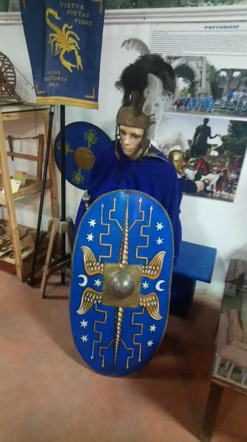 Il quartier generale dei rievocatori del Gruppo Storico Romano 1