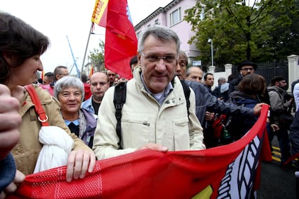 Fiom in piazza a Milano 3