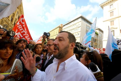 Esodati, Salovini guida l'occupazione del Mef 6