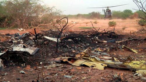 Aereo caduto in Mali: ecco le prime immagini 5
