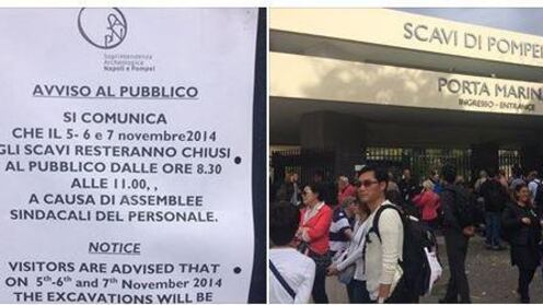 A Pompei troppo lavoro. Migliaia di turisti chiusi fuori per sciopero
