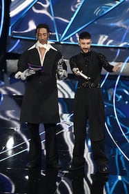 Sanremo 2024: ecco il look della seconda serata del Festival di Fred De Palma 2