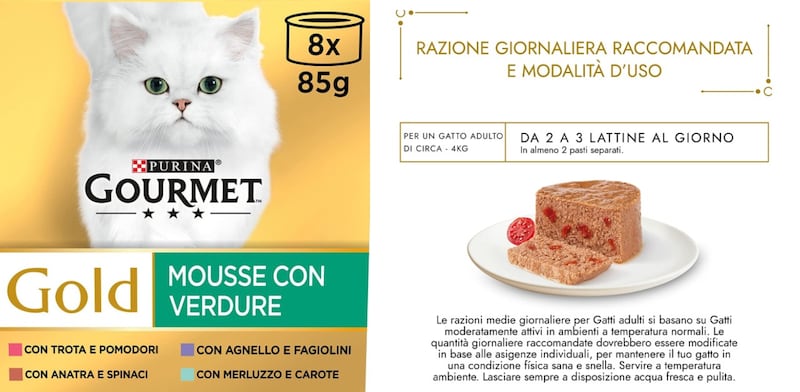 Mousse per gatto