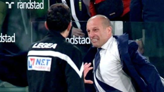 "Che c...": la frase di Allegri un attimo prima del rigore