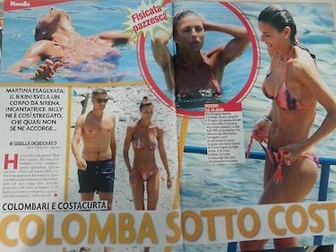 Martina Colombari rischia lo strip nel mare di Ibiza 1