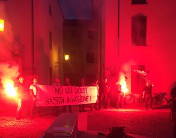 Mantova, blitz dell'estrema destra contro lo ius soli 2