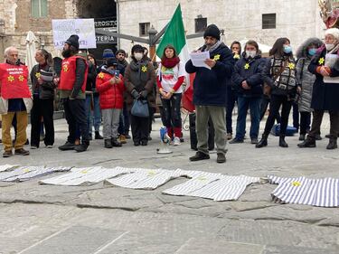 Manifestazioni no vax nel Giorno della memoria 6
