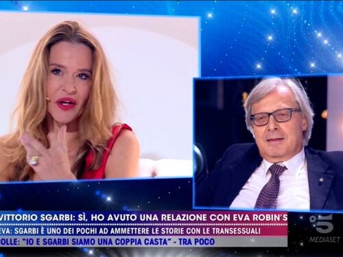 Vittorio Sgarbi: sesso a tre con Eva Robin's e una donna famosissima