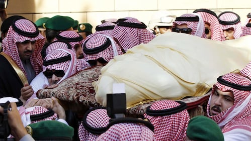 I funerali di Abdallah dell'Arabia Saudita 2