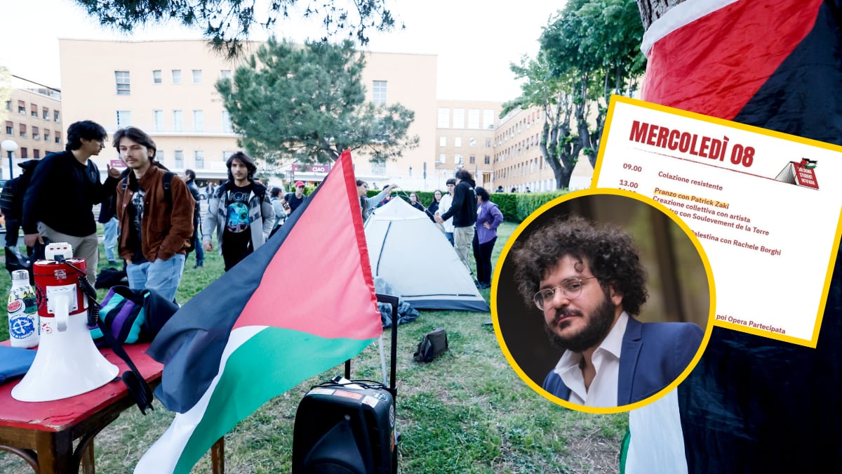 I pro-Palestina montano le tende nelle università. E arruolano pure Patrick Zaki