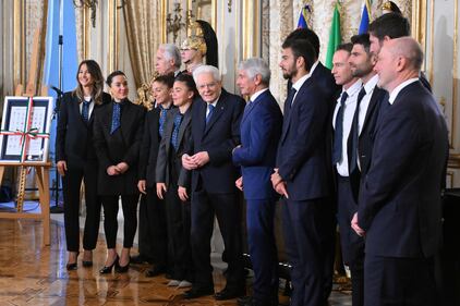 L'Italia del tennis va da Mattarella: le immagini più belle della cerimonia al Quirinale 18