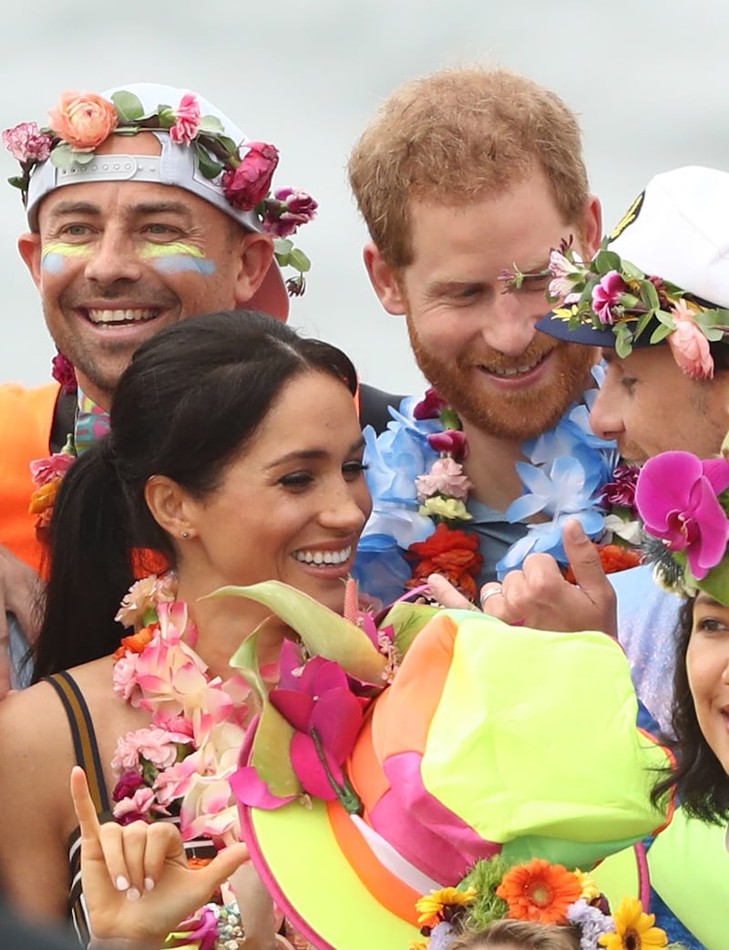 Il Principe Harry e Meghan Markle a una festa in spiaggia 9