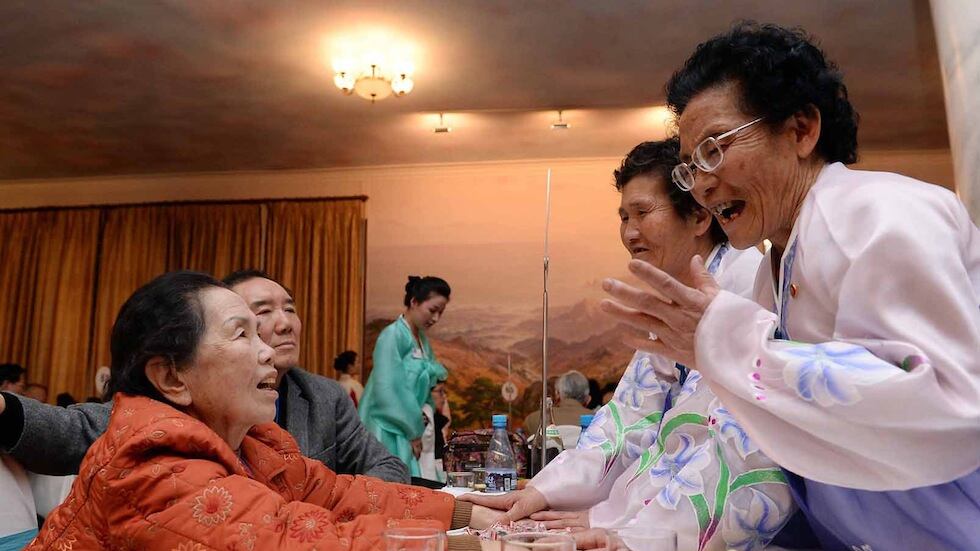 La triste separazione della famiglie coreane