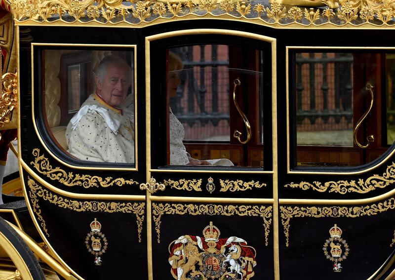 Le prime immagini dell'incoronazione di re Carlo III 1