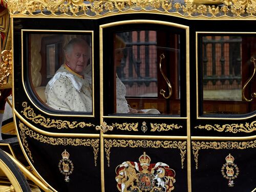 Le prime immagini dell'incoronazione di re Carlo III