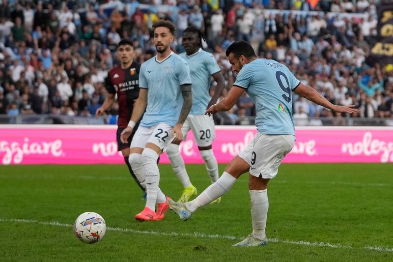 Lazio Genoa Pedro gol