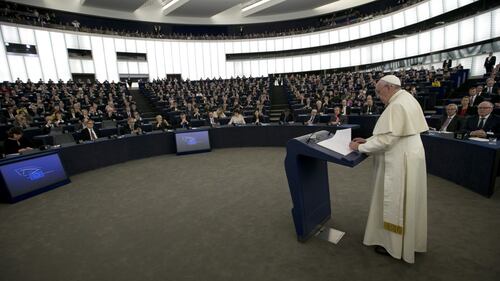 Papa Francesco a Strasburgo 4