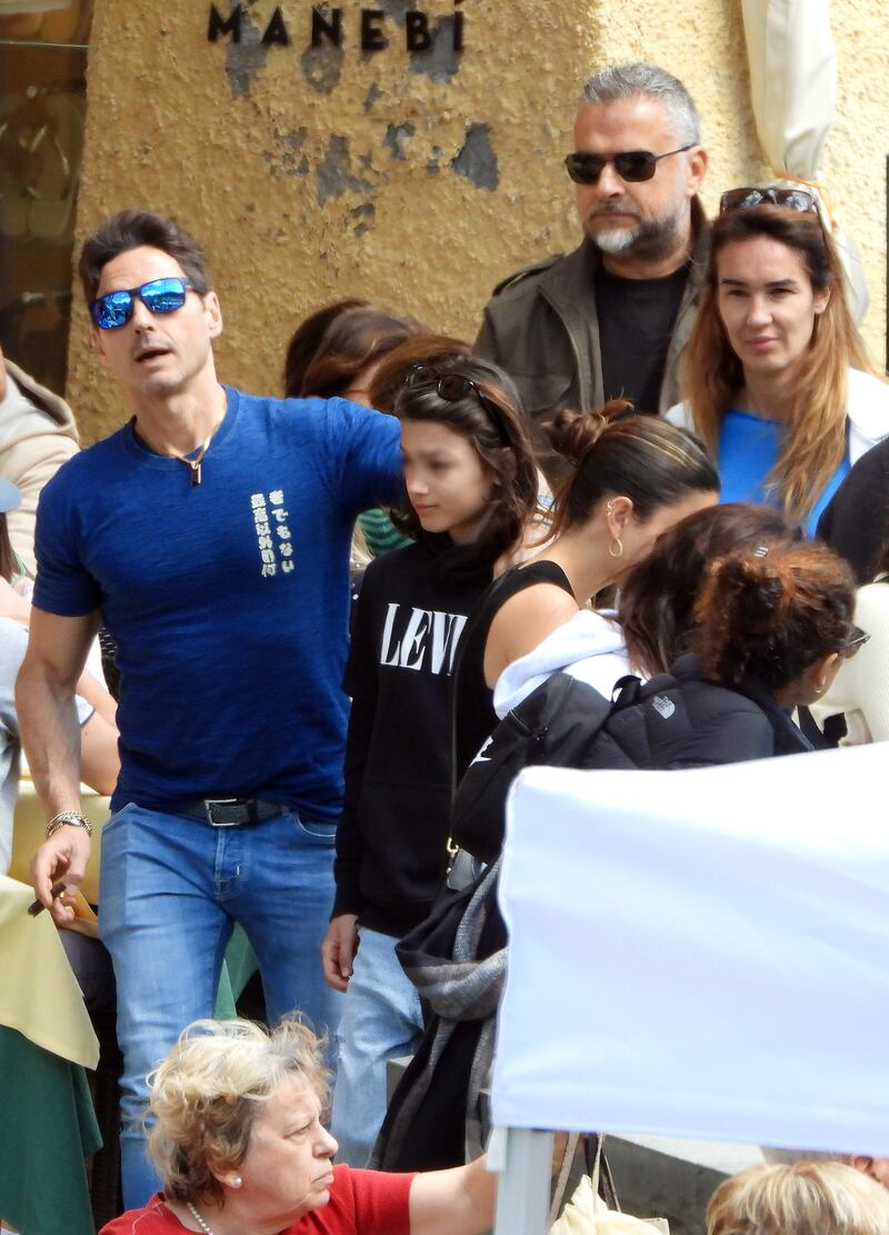 Pier Silvio Berlusconi e famiglia