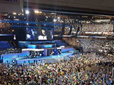 La grande festa di Hillary a Philadelphia 6