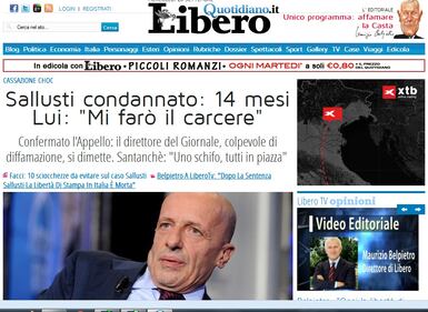 La condanna di Sallusti su tutti i siti 5