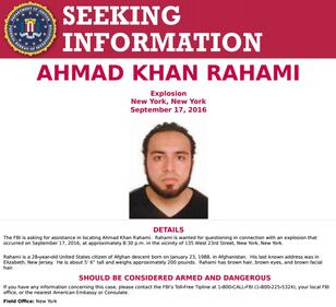 Fbi, uomo ricercato per le bombe a New York 1