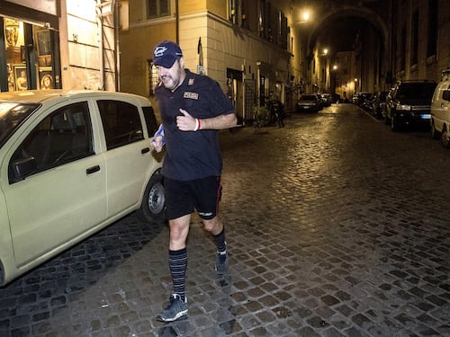 Salvini fa jogging prima del Cdm