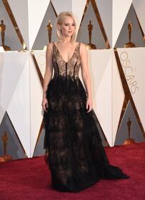 Oscar 2016, il ''nude look'' di Jennifer Lawrence 1