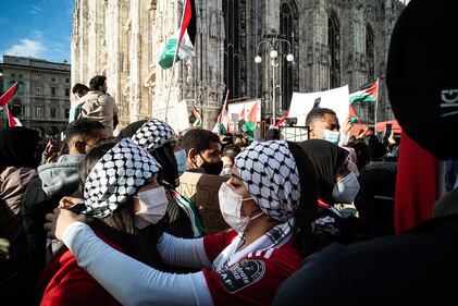 Milano, in piazza per la Palestina 9
