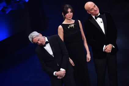Sanremo, la conduzione a tre tra musica e imprevisti 4