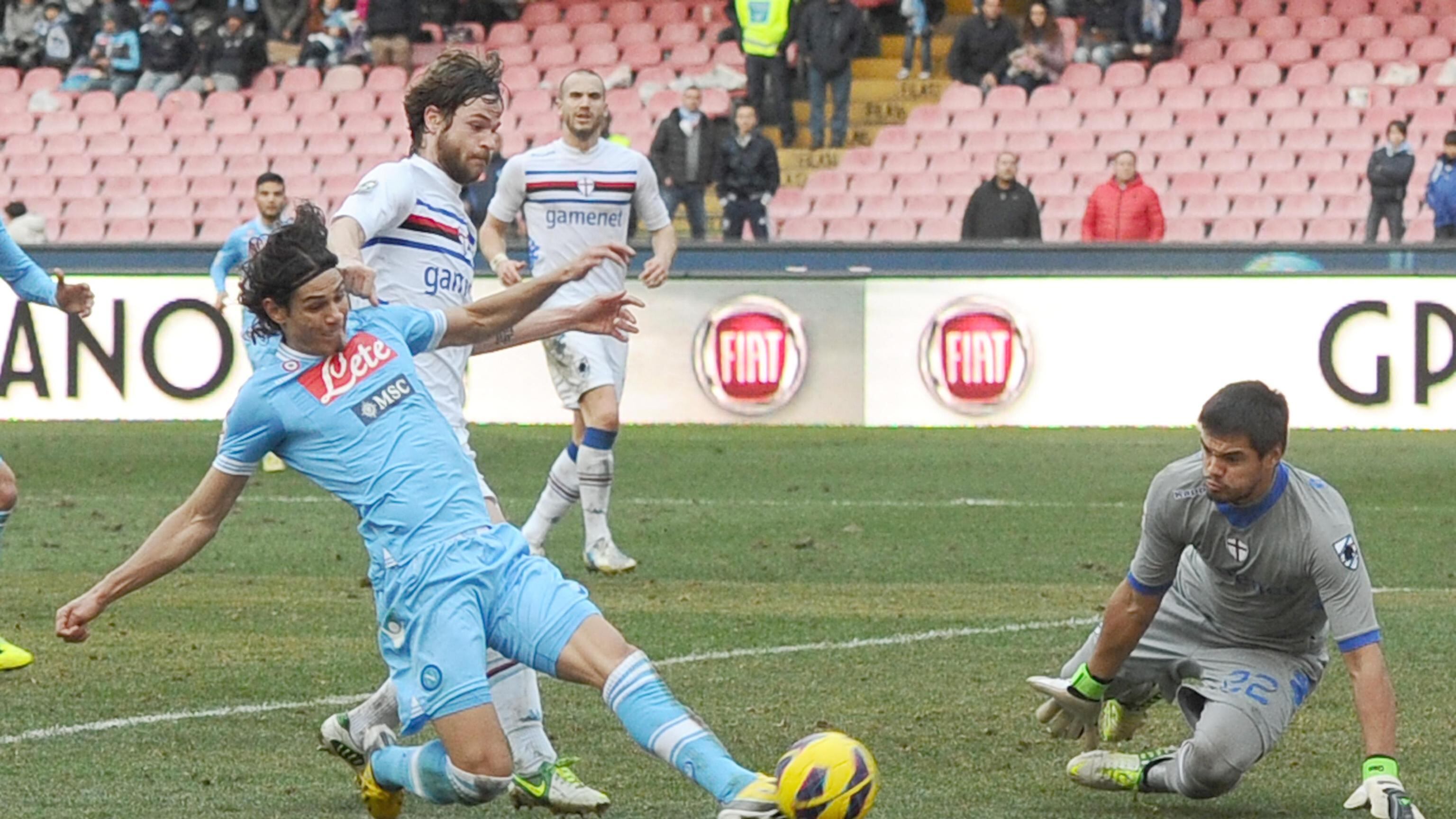La Sampdoria ferma il Napoli. La fiorentina umilia l'Inter