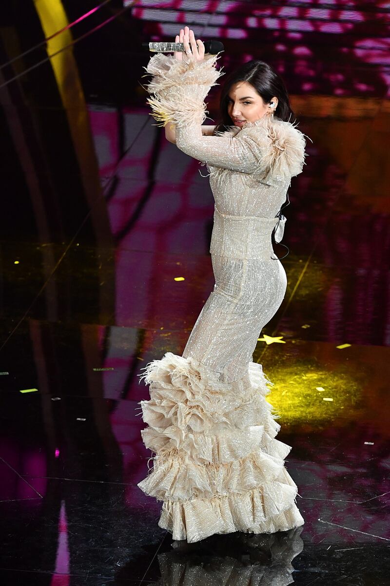 Elettra Lamborghini a Sanremo 6