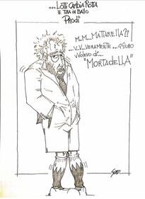 La vignetta del giorno - Lotti tira in ballo "Mortadella" 1