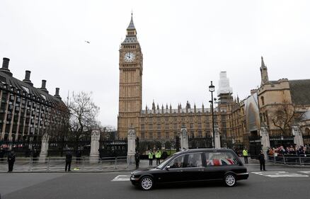Londra, i preparativi per il funerale della Thatcher 3