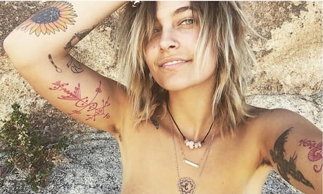 Paris Jackson in topless su Instagram 1