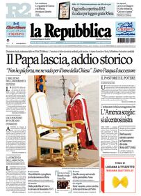 Le prime pagine dei quotidiani nazionali 1