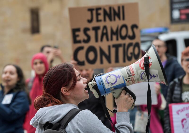 Proteste Jenni Gijon ANSA